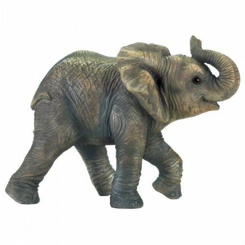 Accent Plus 10018250 Realistic Happy Elephant Figurine