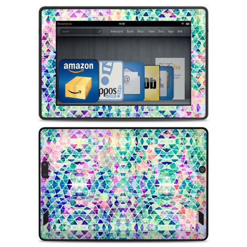 DecalGirl AKHD-PASTELTRIANGLE Amazon Kindle Fire HD Skin - Pastel Tria