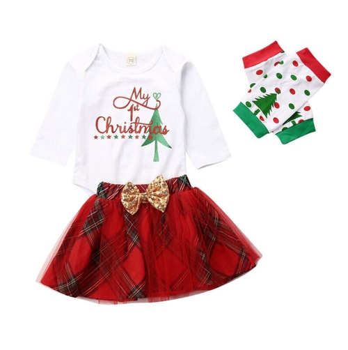 Pudcoco Autumn Infant kids Baby Girl Christmas