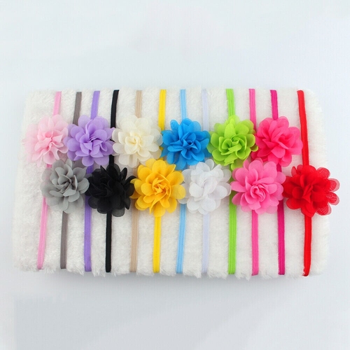 Cute Baby Girl Toddler Lace Flower Hair Band