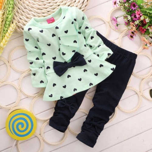 Children Baby Girl Autumn Winter Clothes Heart