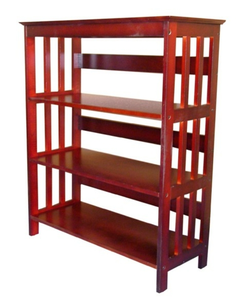 Ore International R5416 CH 36   3-Tier Bookcase - Cherry