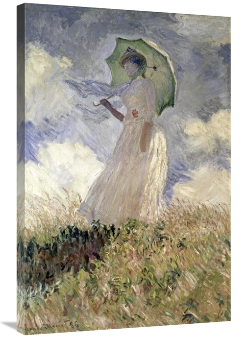 Global Gallery GCS-278750-36-142 36 in. Woman with a Parasol Turned to