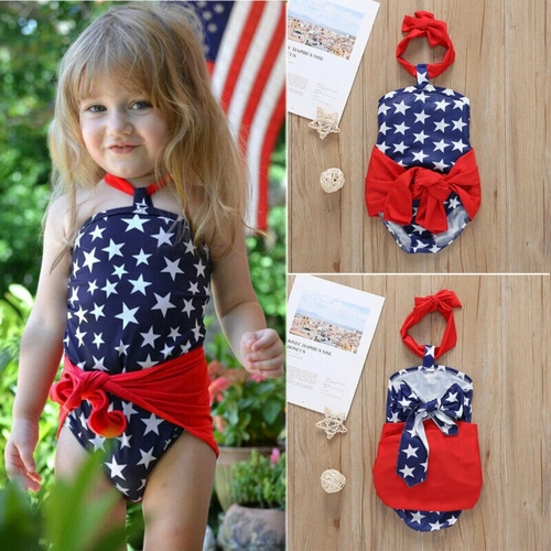 Toddler Girls Baby Independence Day Holiday