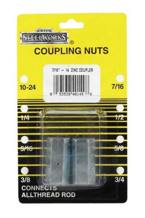 Boltmaster 11838 0.43 in. Coupling Nut  