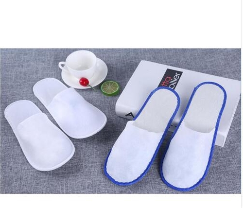50 pairs of White blue Towelling Hotel Disposable