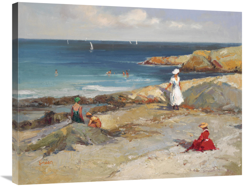 Global Gallery GCS-130848-2835-142 28 x 35 in. By the Seashore Art Pri