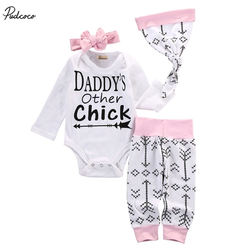 New year Newborn Baby Girls Boys Clothes Chick