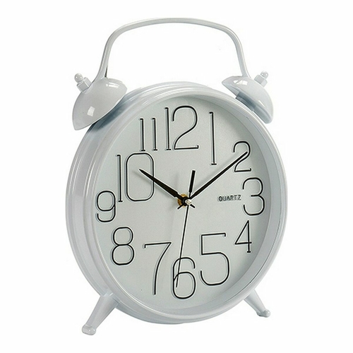 Alarm Clock Black and white Crystal Plastic