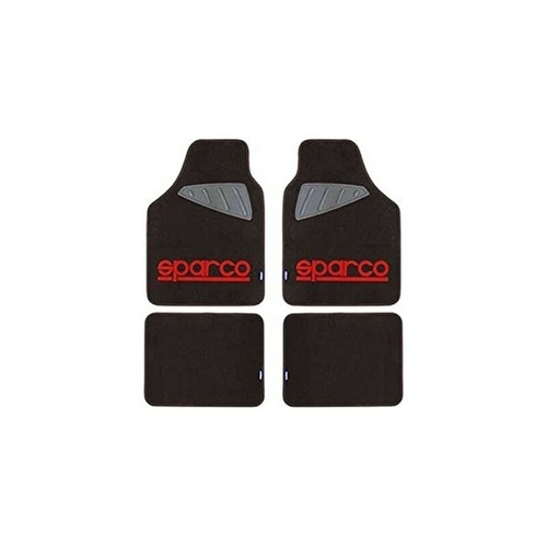 Car Floor Mat Set Sparco SPC1903 Universal Black/Red (4 pcs)