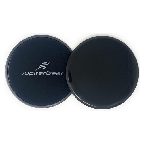 Jupiter Gear JG-GLDR1-BLK Core & Abs Exercise Sliders - Core Strength 