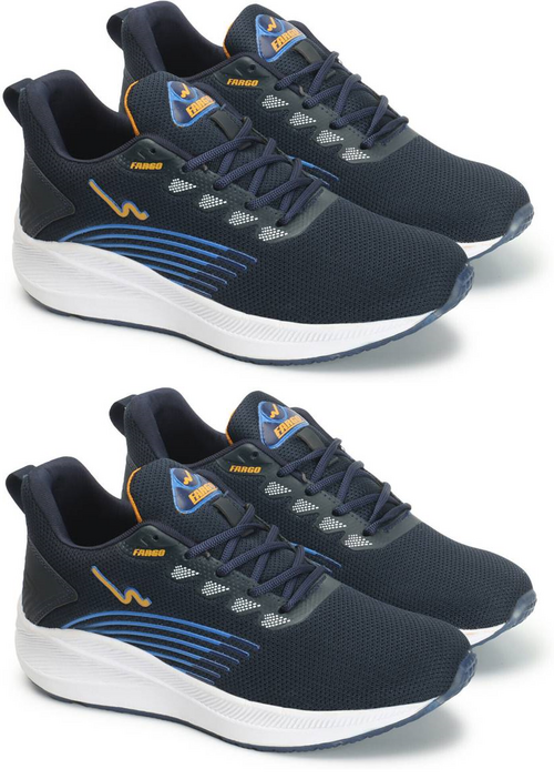 Men's Sports Running,Walking & Gym Shoes with Eva Sole PACK OF 2