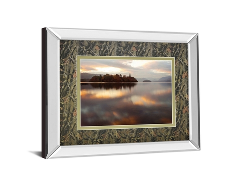 Classy Art DM5525MF 34 x 40 in. Golden Lake by Peter Adams Mirror Fram