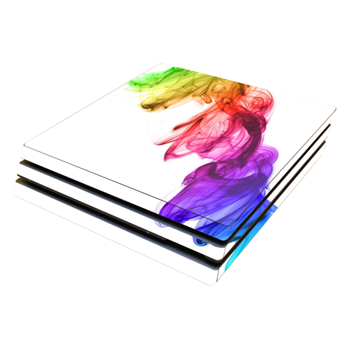 MightySkins SOPS4PRO-Rainbow Smoke Skin for Sony PS4 Pro Console - Rai