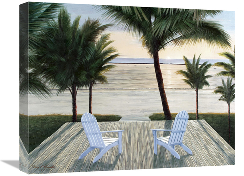 Global Gallery GCS-127613-1620-142 16 x 20 in. Palm Beach Retreat Art 