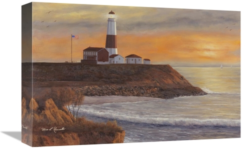 Global Gallery GCS-393986-1218-142 12 x 18 in. Montauk Lighthouse Suns