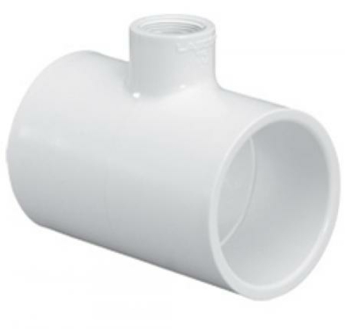 Lasco Fittings PV401201 1.5 x 1.25 x 0.75 in. Socket Reducing Tee Sche