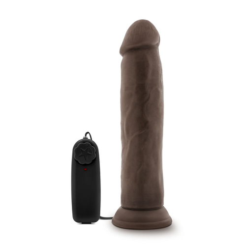 Dr. Skin - Dr. Throb - 9.5 Inch Vibrating  Realistic Cock With Suction