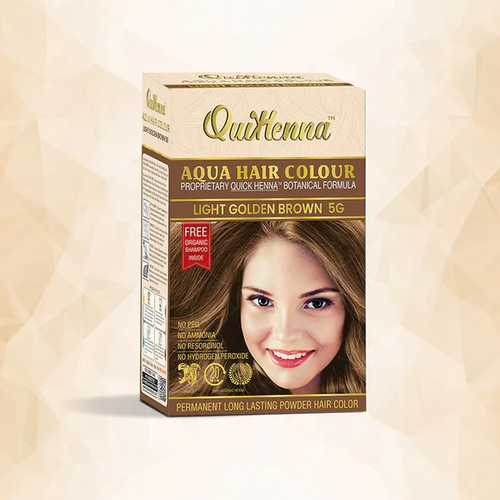 AQUA Powder Hair Color 5G Natural Light Brown for Men & Women