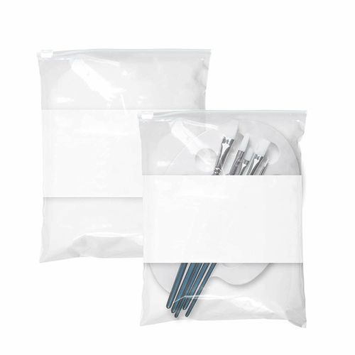 Pack of 250 Slide Seal Top Bags 9 x 12. Zipper Polyethylene Bags 9x12.