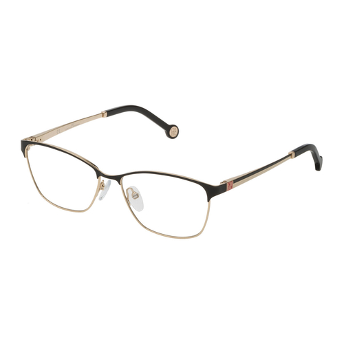 Ladies'Spectacle frame Carolina Herrera VHE125540301 Black Golden