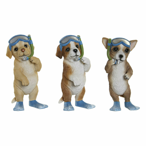 Decorative Figure DKD Home Decor 11,5 x 11,5 x 23 cm Resin Multicolour