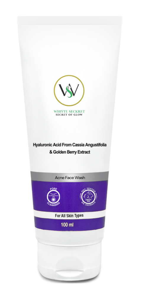 Hyaluronic Acid From Cassia Anugustifolia  Acne Face Wash 100ml