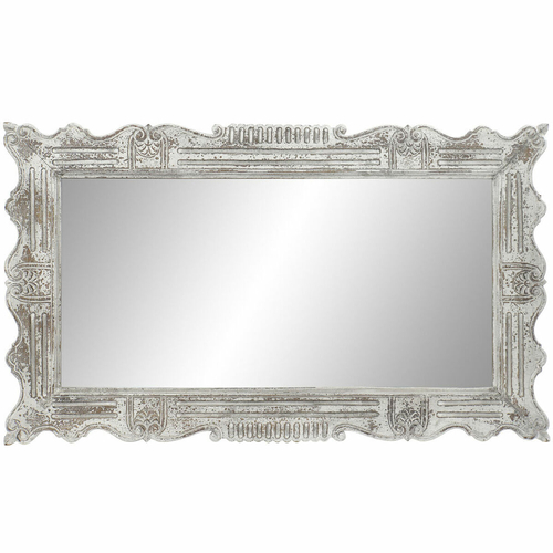 Wall mirror DKD Home Decor 148 x 3 x 86 cm Crystal Golden Wood Mango