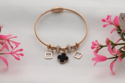 Brass Bracelets for Women Rose Gold