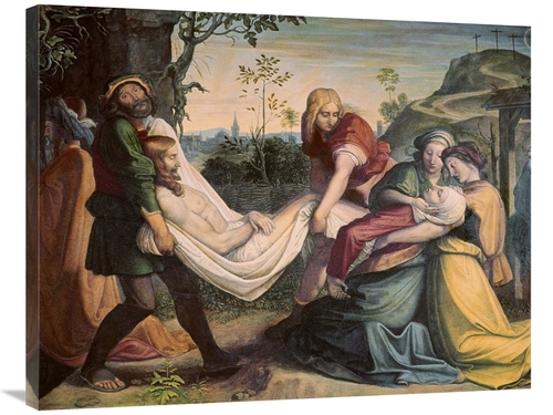 Global Gallery GCS-281443-36-142 36 in. Christ Being Entombed Art Prin