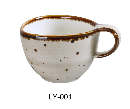 Yanco LY-001 Lyon Collection 4" Coffee/Tea Cup 7 oz