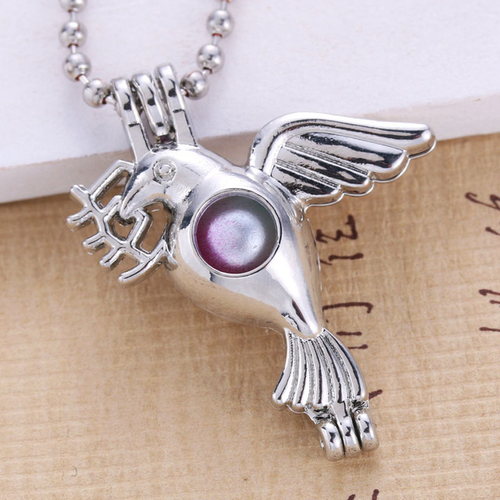 10PCS/Lot Pearls Cage Locket Necklaces Aroma
