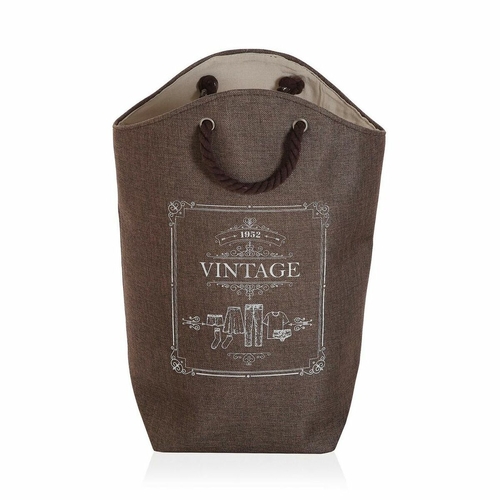 Laundry basket Versa Adele Chocolate (52 x 60 x 52 cm)