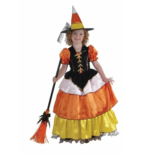 Forum Novelties Costumes 273655 Candy Corn Witch Child Costume - Mediu