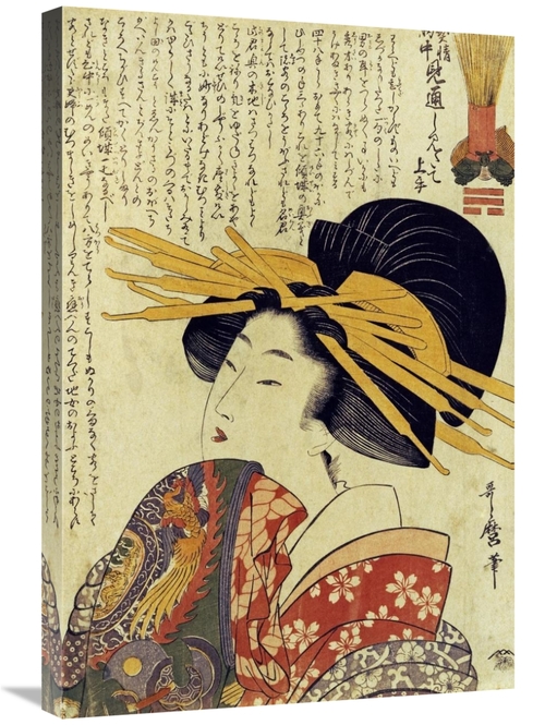 Global Gallery GCS-267475-30-142 30 in. A Courtesan Raising Her Sleeve