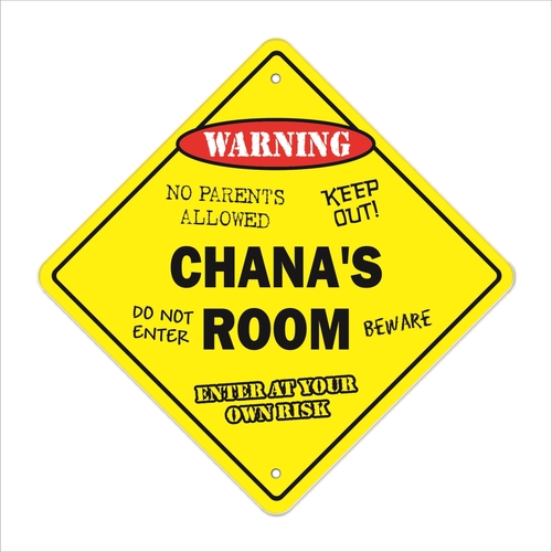 SignMission X-Chanas Room 12 x 12 in. Crossing Zone Xing Room Sign - C