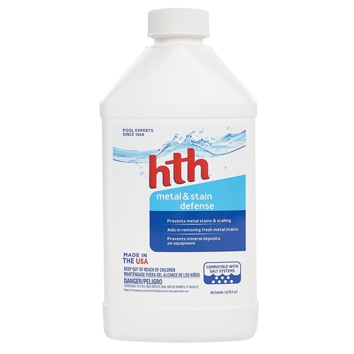 HTH 67013 32 oz Metal & Stain Pool Defense