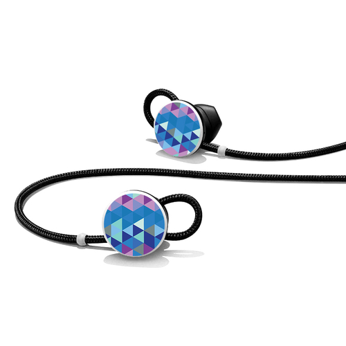 MightySkins GOOPIBU-Purple Kaleidoscope Skin for Google Pixel Buds&#44