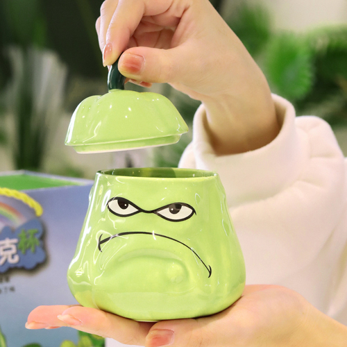Ceramic Mug Plant vs Zombie Ceramic Cushaw Mug Pottery Mug