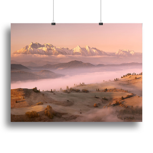 Fog Tatra Canvas Print or Poster