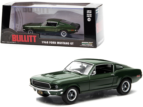 1968 Ford Mustang GT Fastback Green \Bullitt\" (1968) Movie 1/43