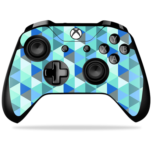 MightySkins MIXBONXCO-Blue Kaleidoscope Skin Decal Wrap for Microsoft 