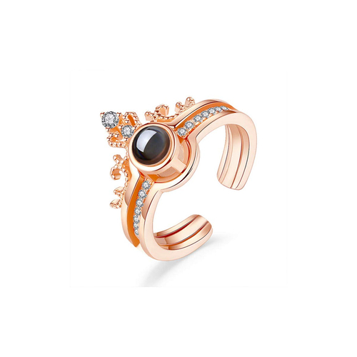 JEWELOPIA Adjustable Couple Rings 100