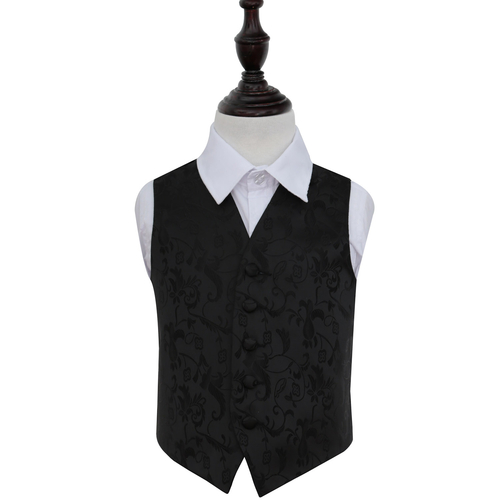 Passion Waistcoat - Boys - Black, 26'