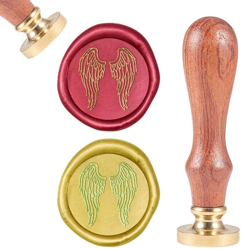 Wax Sealing Stamps Wings Vintage Wax Seal Stamp Retro Wood