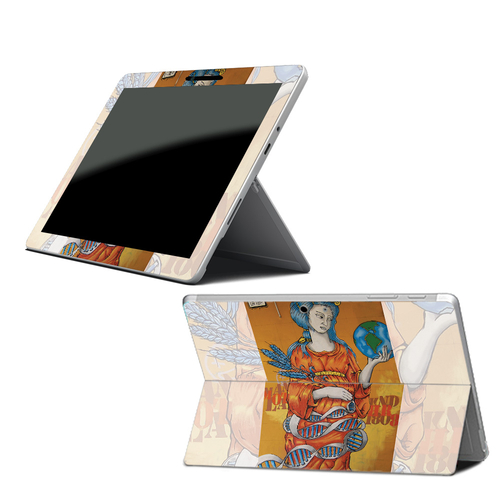 MightySkins MISURFGO-Mother Earth Skin for Microsoft Surface Go - Moth