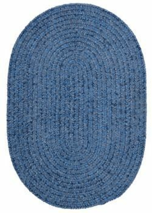 Colonial Mills Rug S501R024X120 Spring Meadow - Petal Blue 2 ft. x 10 