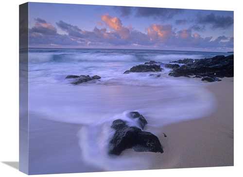 Global Gallery GCS-396316-1620-142 16 x 20 in. Rolling Waves at Dusk a
