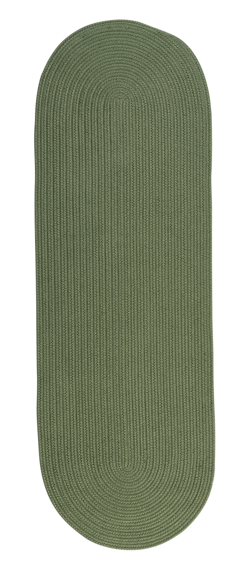 Colonial Mills Rug RV69R028X084 Reversible Flat-Braid Oval Braided Run