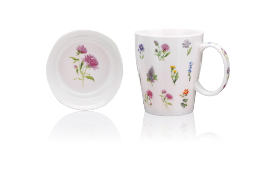 Mug with a lid Spring Meadow 330ml